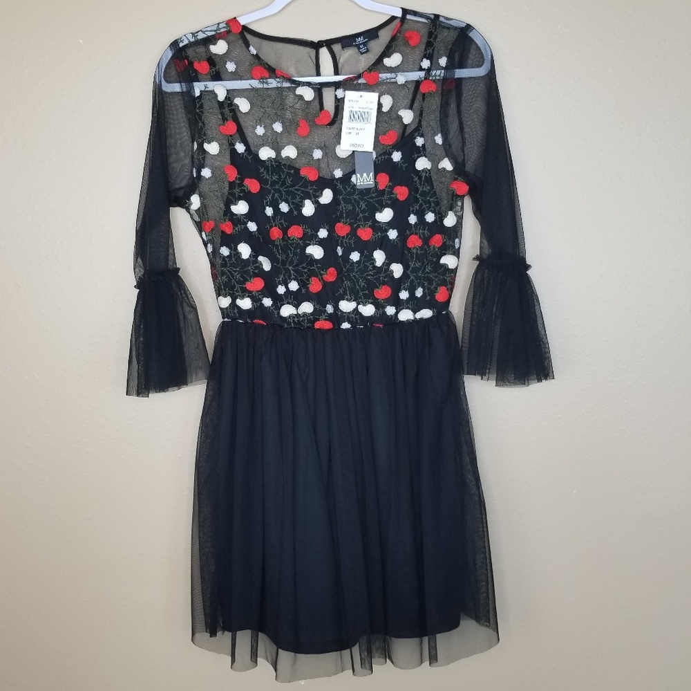 NWT MM BY MY MICHELLE Tulle Rockabilly Dress A00.7
